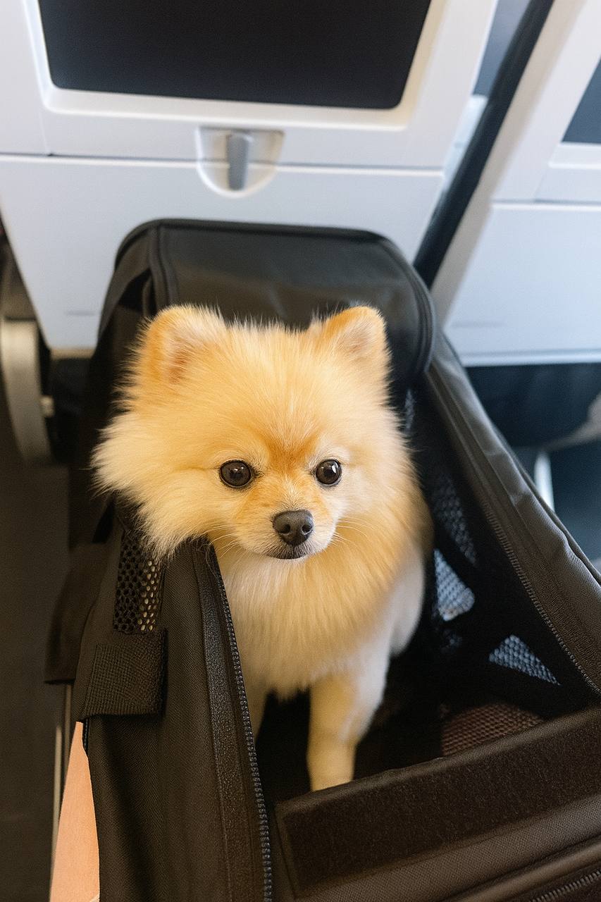 Airline Approved Pet Carrier – Soft Sided Travel Bag for Cats, Small Dogs, Puppies – Portable, Collapsible, Durable (17 lbs Max)