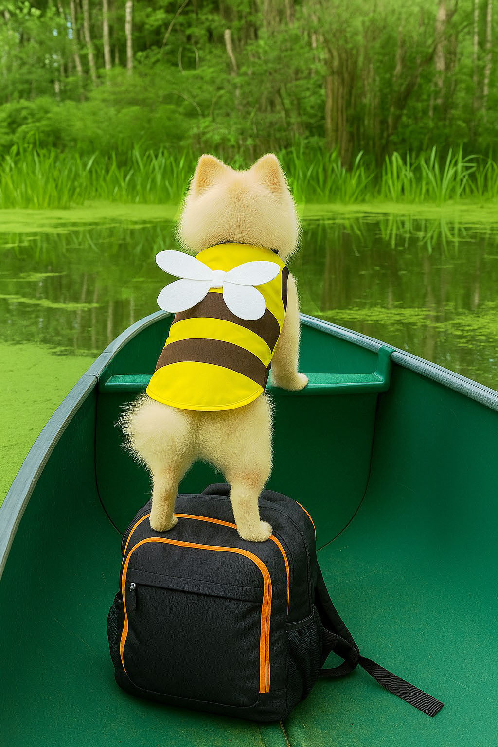 Cute Bee Dog Life Jacket โ Safety Swim Vest for Small Dogs๐