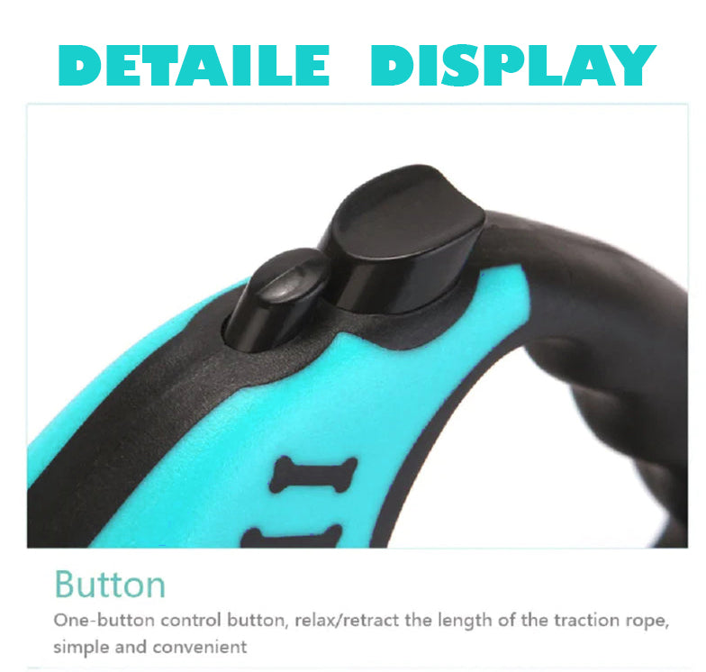 Automatic Retractable Dog Leash – 16.5FT Pet Walking Lead with Free US Delivery