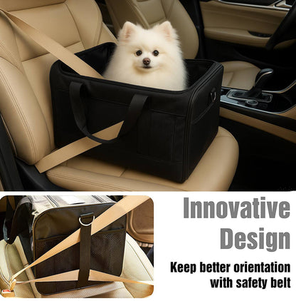 Airline Approved Pet Carrier – Soft Sided Travel Bag for Cats, Small Dogs, Puppies – Portable, Collapsible, Durable (17 lbs Max)