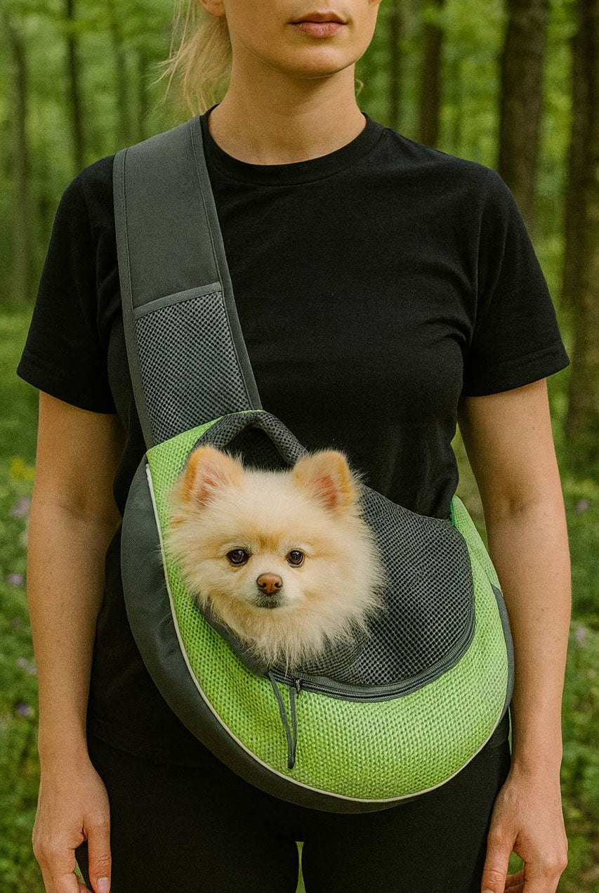 Premium Pet Backpack Crossbody – Comfortable Travel Carrier for Cats & Dogs