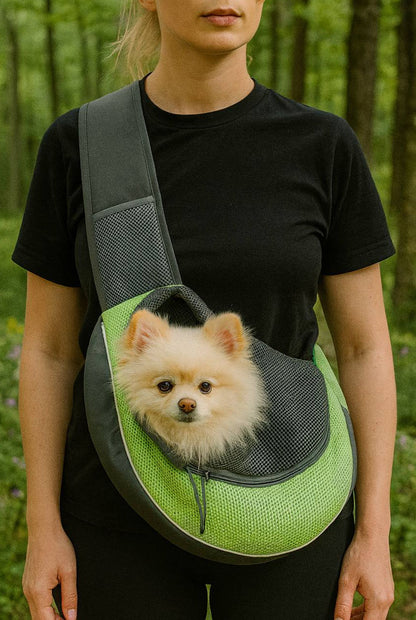 Premium Pet Backpack Crossbody – Comfortable Travel Carrier for Cats & Dogs