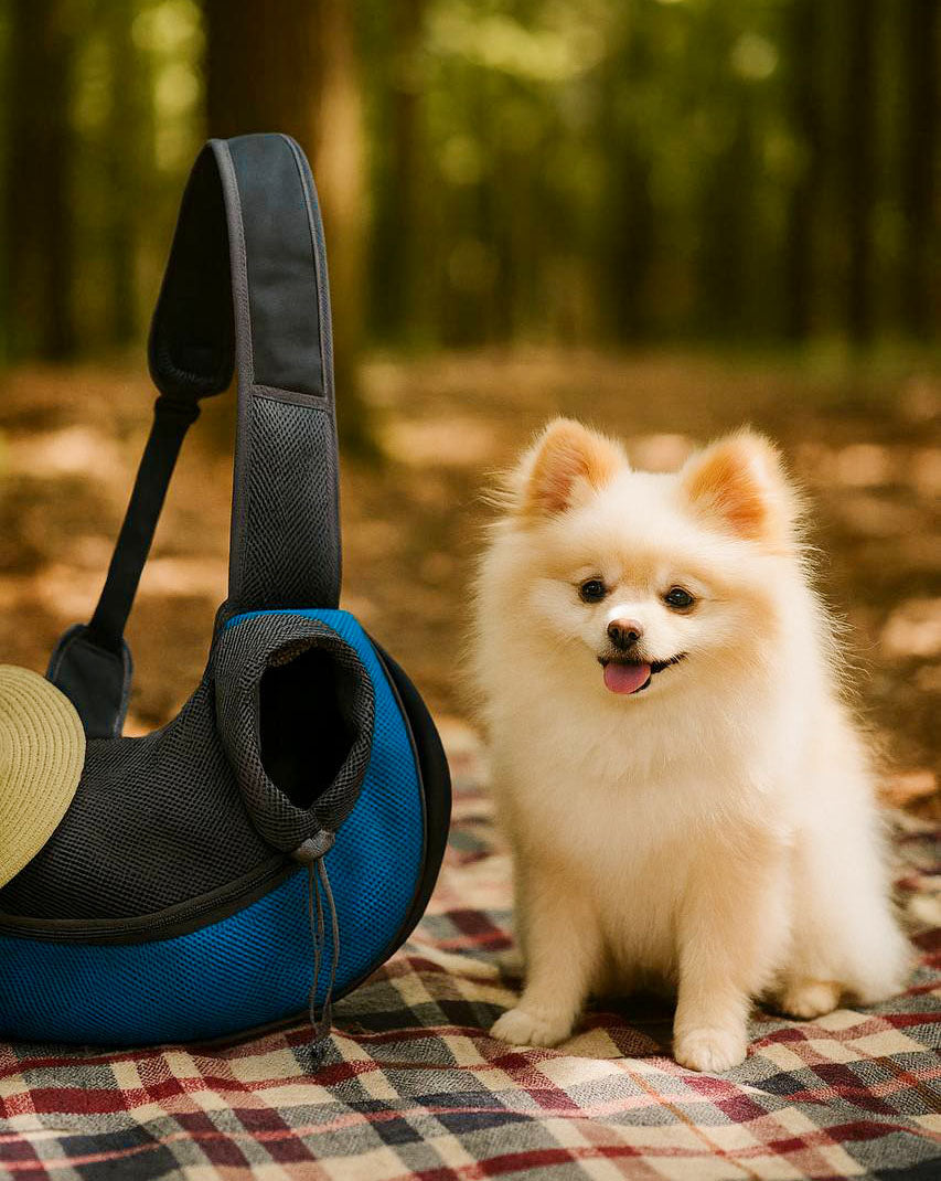 Premium Pet Backpack Crossbody – Comfortable Travel Carrier for Cats & Dogs