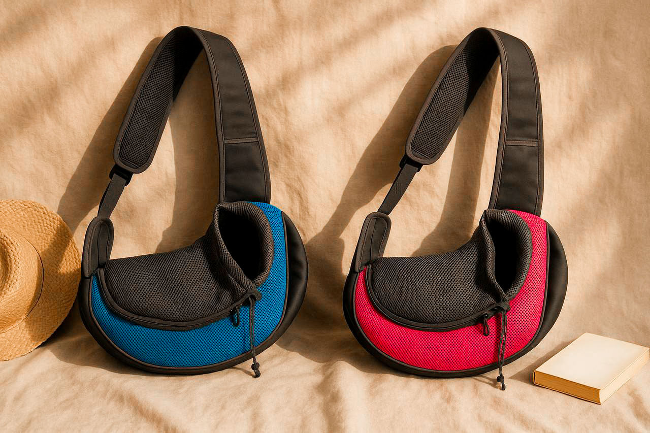 Premium Pet Backpack Crossbody – Comfortable Travel Carrier for Cats & Dogs