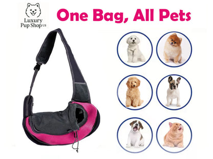 Premium Pet Backpack Crossbody – Comfortable Travel Carrier for Cats & Dogs