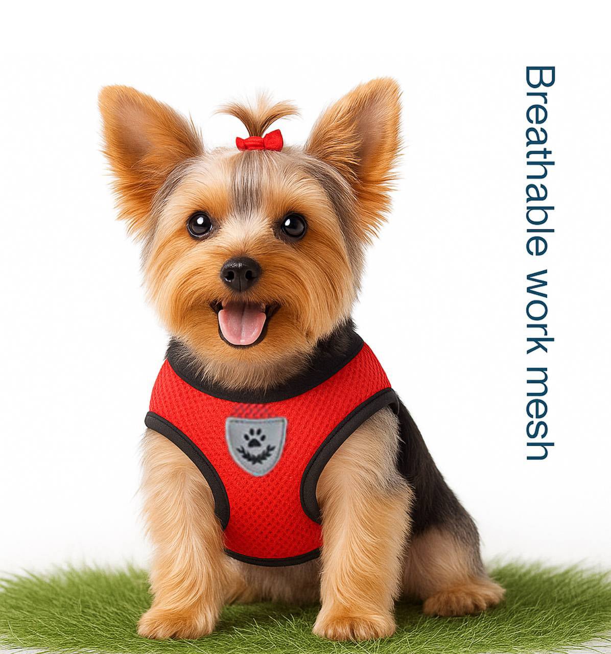 Dog Harness Vest Walking Lead Leash for Puppy Dogs Collar Polyester Adjustable Mesh Dog Harness for Small Medium Pet Accessories