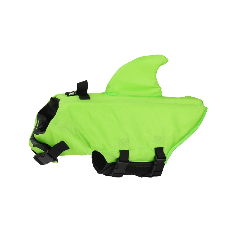 Luxury Dog Life Jacket – Shark Design Swim Vest for Small & Medium Breeds