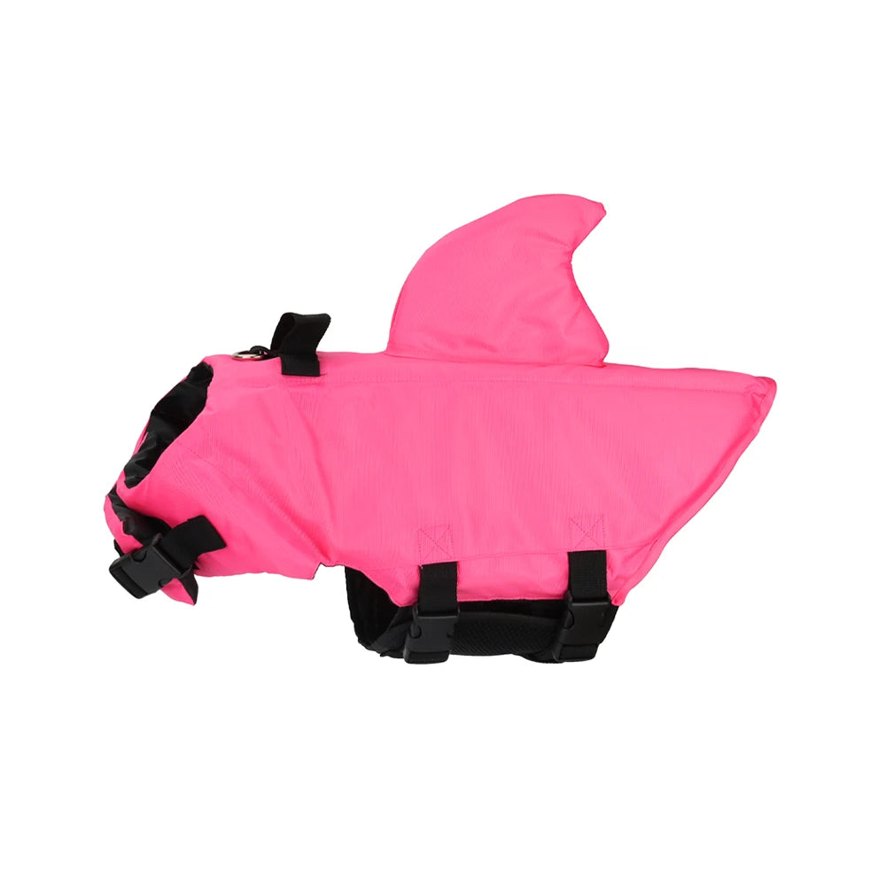 Luxury Dog Life Jacket – Shark Design Swim Vest for Small & Medium Breeds